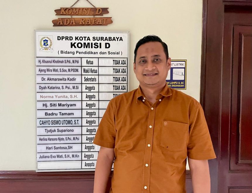 Anggota Komisi D DPRD Surabaya, Cahyo Utomo.