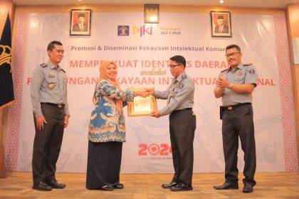 Kegiatan diseminasi Kekayaan Intelektual Komunal (KIK) yang digelar di Hotel Royal Jember.