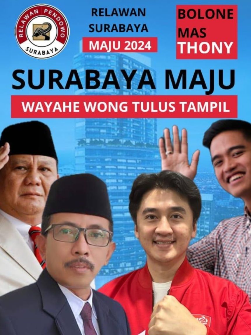 Pamflet bergambar AH Thony dan Richard yang sudah banyak tersebar.