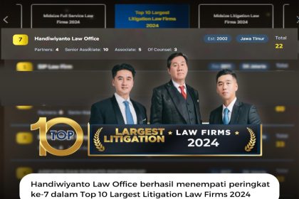 Handiwiyanto Law Office Surabaya dimotori George Handiwiyanto, Richard, dan Billy.