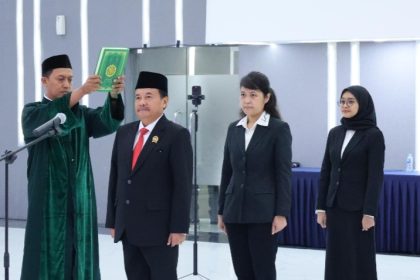 Staf Ahli Bidang Teknologi Informasi, Jonahar, disumpah dalam jabatan baru sebagai Direktur Jenderal Pengendalian dan Penertiban Tanah dan Ruang (Dirjen PPTR).