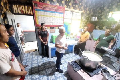 Kepala Divisi Pemasyarakatan Heri Azhari sidak di Rutan Pacitan, Minggu sore, 15 September 2024.