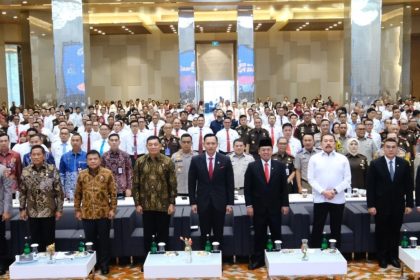 Kegiatan rakor yang dihadiri Menteri Koordinator Bidang Infrastruktur dan Pembangunan Kewilayahan, Agus Harimurti Yudhoyono (AHY).