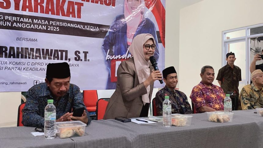 Kegiatan penjaringan aspirasi masyarakat Aning Rahmawati dalam reses tahun persidangan ke 1 masa sidang ke 2 tahun anggaran 2025.