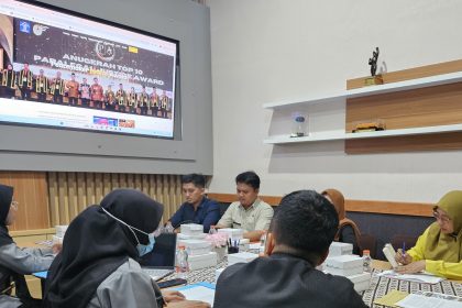 Kegiatan pembinaan hukum dan penilaian PJA di Kota Madiun yang digelar secara daring.