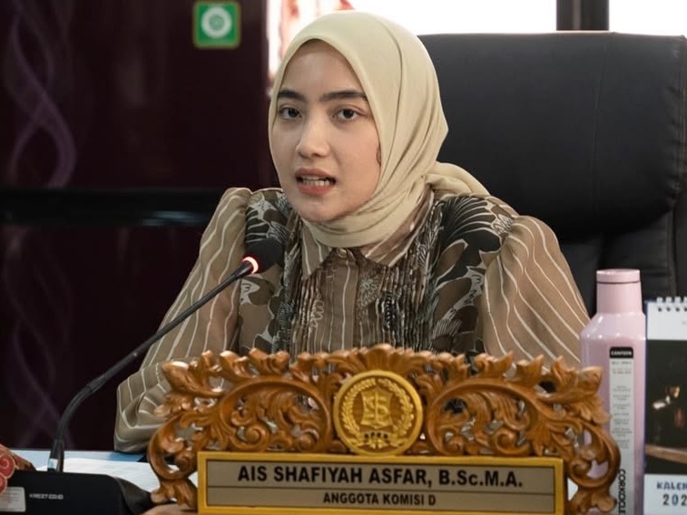 Anggota Komisi D DPRD Surabaya, Ais Shafiyah Asfar, anggota Komisi D DPRD Surabaya dari Fraksi PKB.