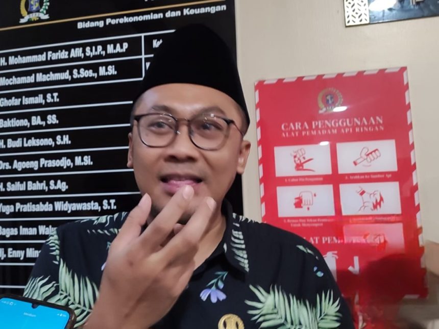 Ketua Komisi B DPRD Surabaya, M Faridz Afif,
