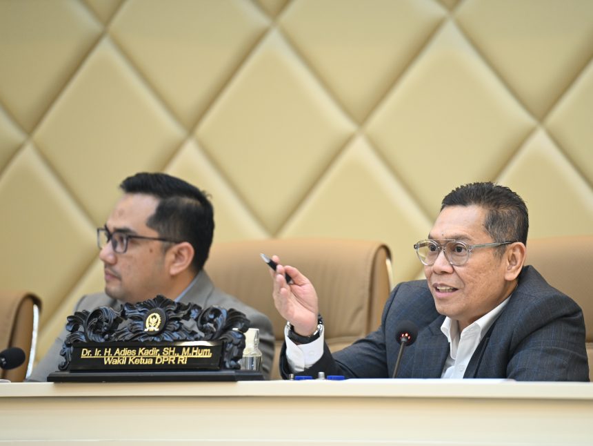 Wakil Ketua DPR RI Adies Kadir hadir dalam persoalan Eigendom Verponding bersama Komisi II DPR.