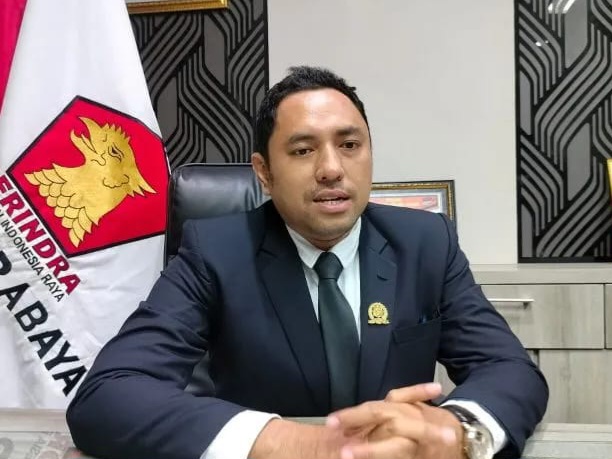 Wakil Ketua DPRD Surabaya, Bahtiyar Rifai dari Fraksi Partai Gerindra.
