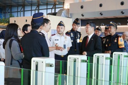 Kepala Kantor Imigrasi Kelas I Khusus TPI Soekarno-Hatta, Galih Priya Kartika Perdhana, menyambut langsung delegasi Jepang yang hadir dalam kegiatan tersebut.