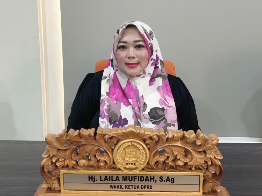 Wakil Ketua DPRD Surabaya, Laila Mufidah, dari Fraksi Partai Kebangkitan Bangsa (PKB).