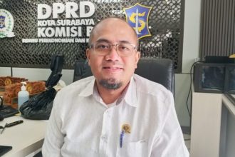 Anggota Komisi B DPRD Surabaya, Yuga Pratisabda Widyawasta,