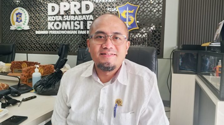 Anggota Komisi B DPRD Surabaya, Yuga Pratisabda Widyawasta,