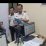 Kepala Kantor Imigrasi Tanjung Perak, Henry Wibowo (kiri), mendampingi Kakanwil Ditjen Imigrasi Jatim, Novianto Sulastono meninjau pelayanan paspor di UKK Imigrasi di Bojonegoro.