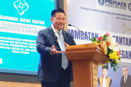 Wakil Menteri Koordinator Bidang Hukum, HAM, Imigrasi, dan Pemasyarakatan Prof. Dr. Otto Hasibuan
