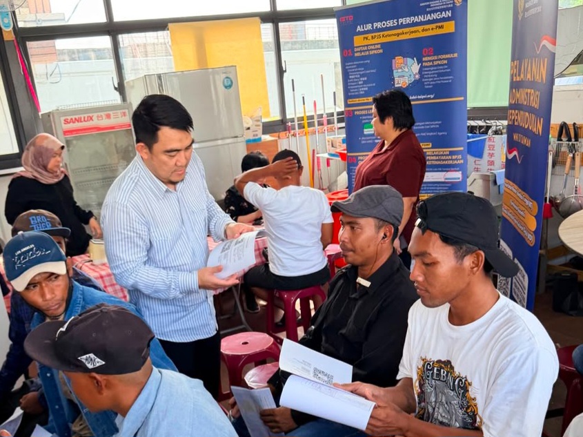 Kepala Bidang Imigrasi KDEI Taipei, Wahyu Wibisono, memastikan WNI yang di Taiwan terlayani dengan baik menyoal pelayanan keimigrasian.